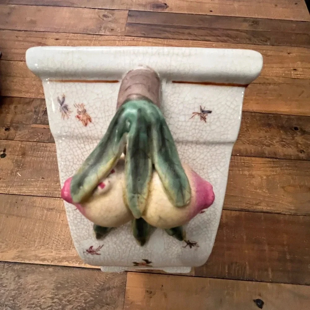 Vintage Chinese Rectangular Vase